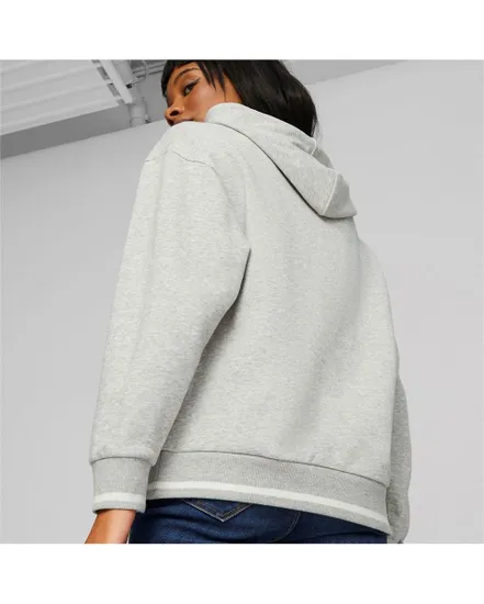 Sweat à capuche manches longues Femme W SQUAD HDY FL Gris