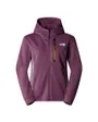 Veste zip à capuche Femme W MA FZ FLEECE Violet