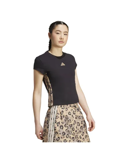 T-shirt Femme W AOP TEE Noir