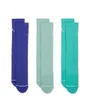 3 paires de chaussettes Unisexe U J ED CUSH POLY CREW Bleu et vert