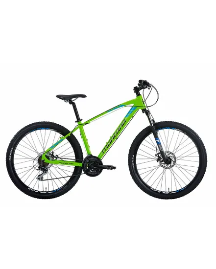 VTT semi rigide Homme URANO 27,5 3X7V DISC Lime/Bleu