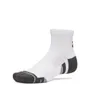 Lot de 3 paires de chaussettes Unisexe NEW UA PERF TECH 3PK QTR Blanc