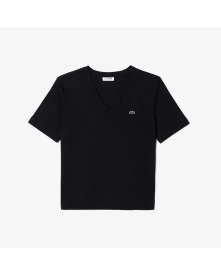 Tee-Shirt Femme Lacoste Col V