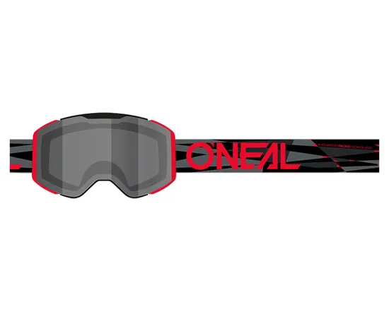 Masque de VTT Unisexe B-33 ICTUS Noir/Rouge/Gris