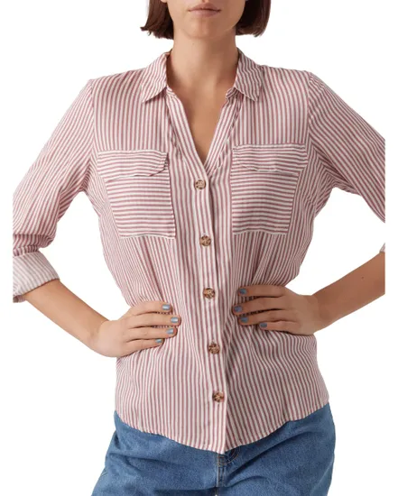 Chemise Femme VMBUMPY L/S Shirt New WVN Noos