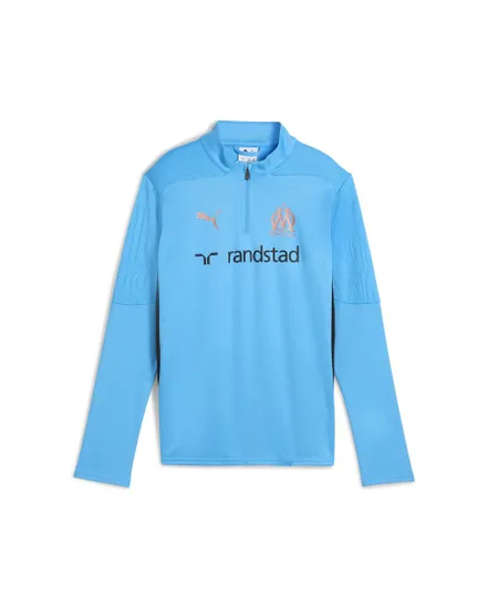 Haut d'entrainement Homme OM TRAINING 1/4 ZIP TOP JR Bleu