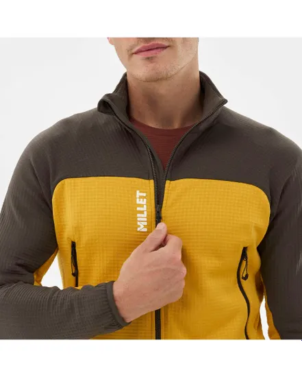 Polaire zip Homme FUSION GRID JKT M Jaune