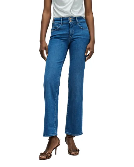 Jean Femme Secret Straight Waist Detail