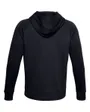 Sweatshirt homme UA RIVAL FLEECE FZ HOODIE Noir