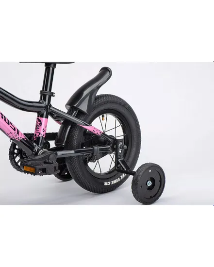 Vélo Enfant POWERKID 12 Noir/Rose