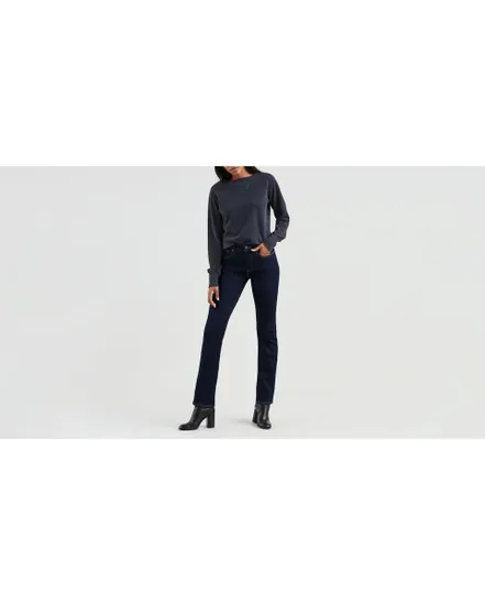 724 HIGH RISE STRAIGHT FEMME BLEU FONCÉ