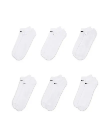 Lot de 6 paires de chaussettes U NK EVERYDAY LTWT NS 6PR 132 Blanc