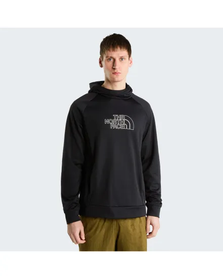 Sweat à capuche Homme M REAXION 2.0 HOODED SWEATER-GRAPHIC Noir