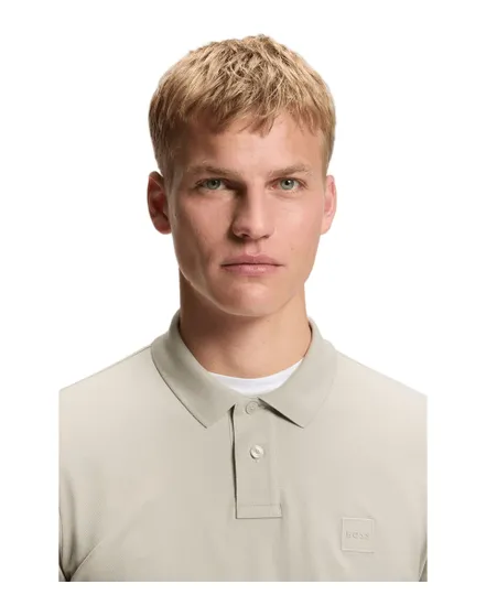 Polo manches longues Homme PASSERBY Gris Clair