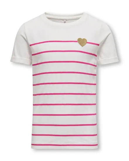 KOGEMILY LIFE S/S HEART TOP CS JRS NOOS