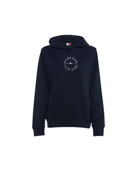 Sweat à Capuche Femme Logo Tommy Jeans