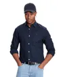 Chemise Homme Popeline Regular Bleu Marine