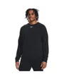 Sweat Homme UA RIVAL FLEECE CREW Noir