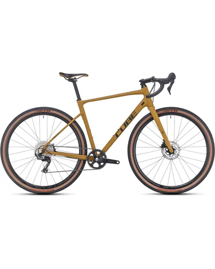 Vélo gravel Unisexe NUROAD EX Caramel/Noir