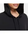 Sweatshirt à capuche manches longues Femme W NY DF FLC HOODIE Noir