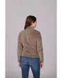 Veste bi-matière sherpa Femme SWEATERIE Beige