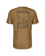 T-shirt manches courtes Homme DEFINED DRI Marron