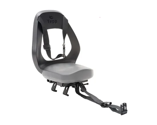 Porte-bébé à montage sur porte-bagages avec pieds YEPP JUNIOR BUDGET Argent
