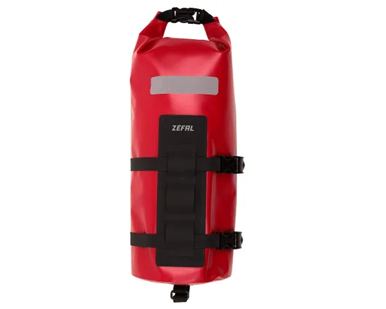 Sacoche avant avec support Z ADVENTURE FORK PACK Rouge/Noir