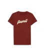 T-shirt Enfant G ESS+SCR METL TEE Bordeaux