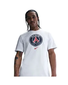 T-shirt de football Homme PSG M NK CREST TEE Blanc