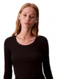 Tee-Shirt Manches Longues Femme LS Modal Rib