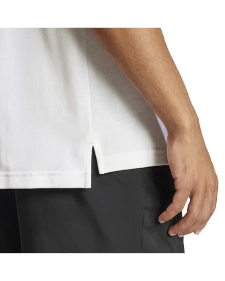 Polo Homme M SL PQ PS Blanc