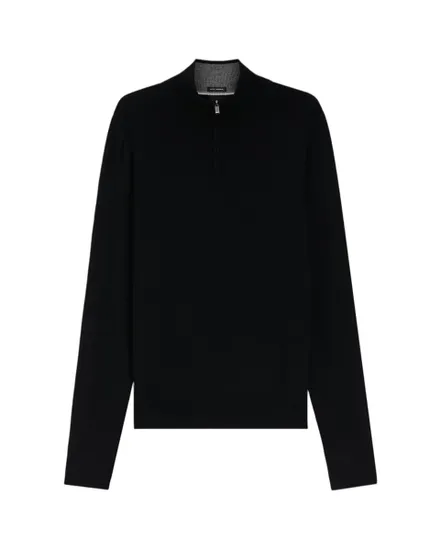 Pull col zippé Homme H-HEMARLO Noir
