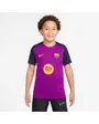Maillot de foootball Enfant plus agé FCB Y NK DF STRK SS TOP K Violet