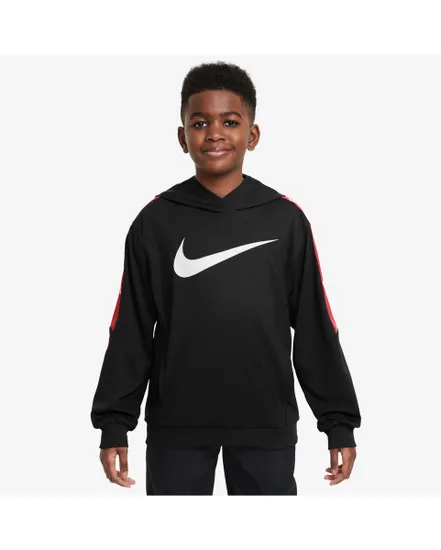 Sweat à capuche Enfant plus agé K NSW CLUB+ POLY PO HOODIE Noir