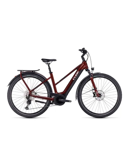 Vélo électrique trekking Femme TOURING HYBRID EXC 625 Rouge