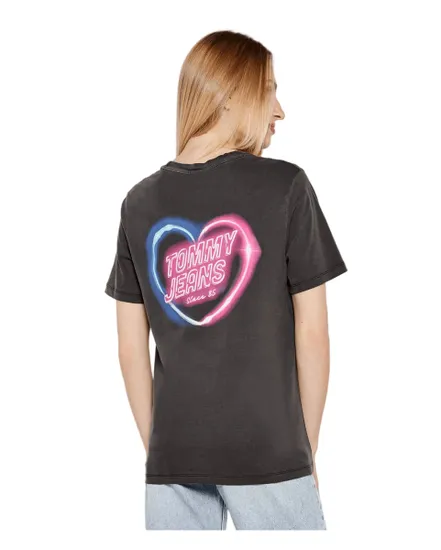 T-shirt col rond Femme RLX NEON SS TEE EXT Noir