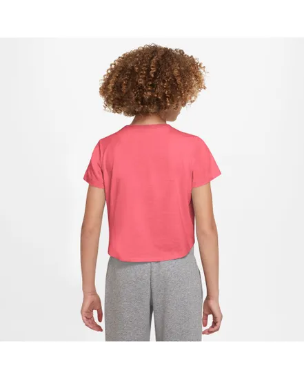 T-shirt manches courtes Enfant G NSW TEE CROP FUTURA Rose