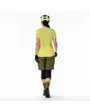 Maillot manches courtes Femme TRAIL FLOW PRO Jaune