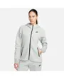 Sweat zip capuche Femme W NSW TCH FLC WR FZ HDY Gris