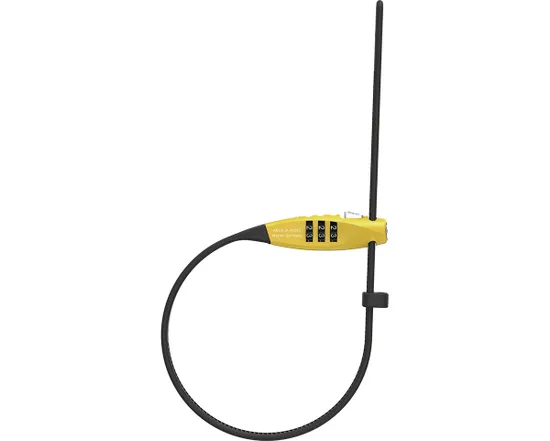 Antivol à câble COMBIFLEX TRAVELGUARD Jaune