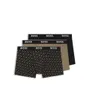 Lot de 3 boxers Homme TRUNK 3P POWER DESIG Brun Clair