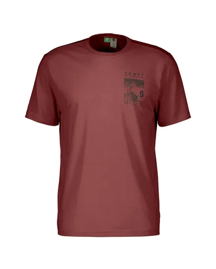 T-shirt manches courtes Homme DEFINED DRI Rouge sombre