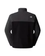 Polaire col zip Homme M YUMIORI 1/4 ZIP Noir
