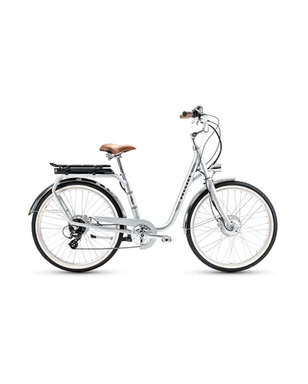 Vélo électrique urbain Unisexe ELC01 26 400 Wh Argent