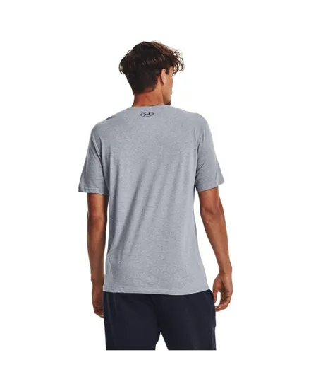 T-SHIRT HOMME UA BIG LOGO FILL SS Gris