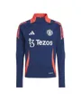 Haut col zip Enfant MUFC TR TOPY Bleu