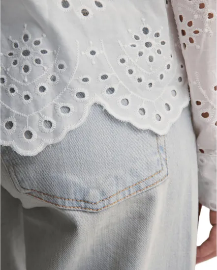 Chemise Femme PCVILDE LS Shirt Woven Noos