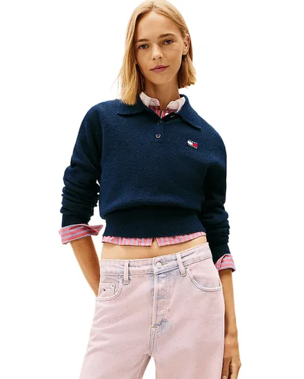 Pull Polo Homme Fluffy Badge