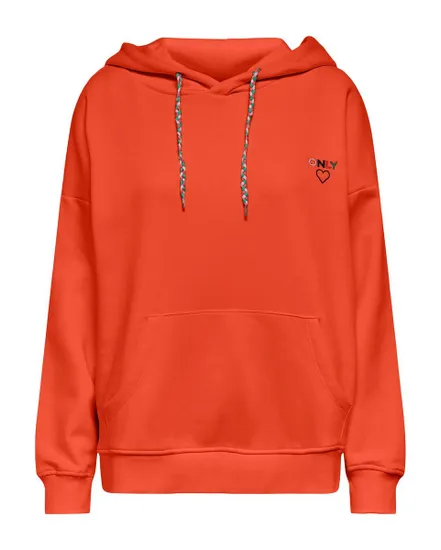 ONLNOOMI L/S LOGO HOOD NOOS